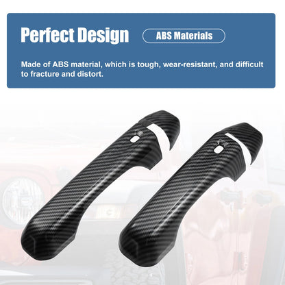 Door Handle Covers for Jeep Wrangler JL JLU (2018-2023)
