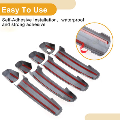 Carbon Fiber Black Door Handle Cover Trim for Suzuki Swift (2004-2021)