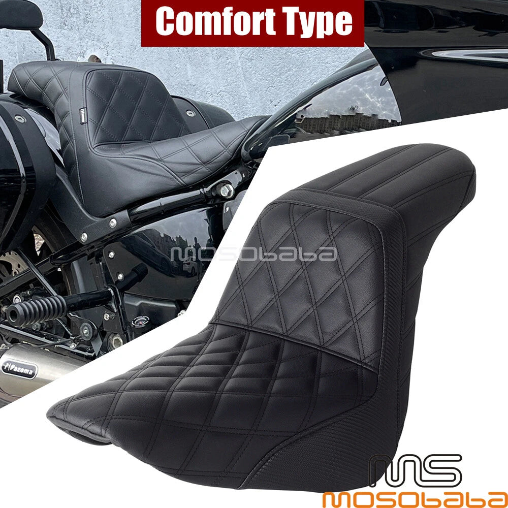Soft Gel Pad 2-Up Seat for Harley Sport Glide Low Rider FXLRST FXLRS (2018-2024)