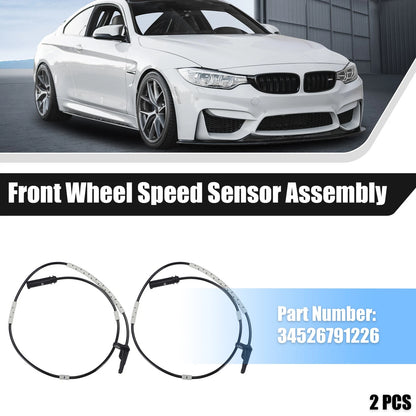 2 x ABS Wheel Speed Sensors for BMW 340i Base 3.0L (2017-2020)