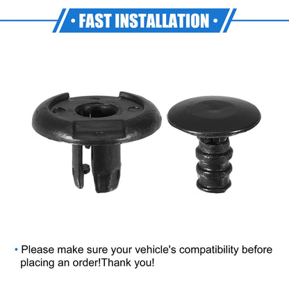 Fender Liner Clips 20 x for Honda - Plastic Black Automotive Clips