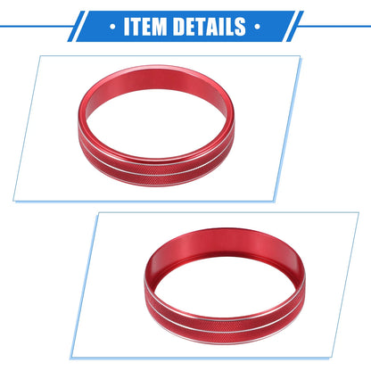 AC Switch Knob Cover for Dodge Ram 1500/2500/3500 (2010-2012) Red