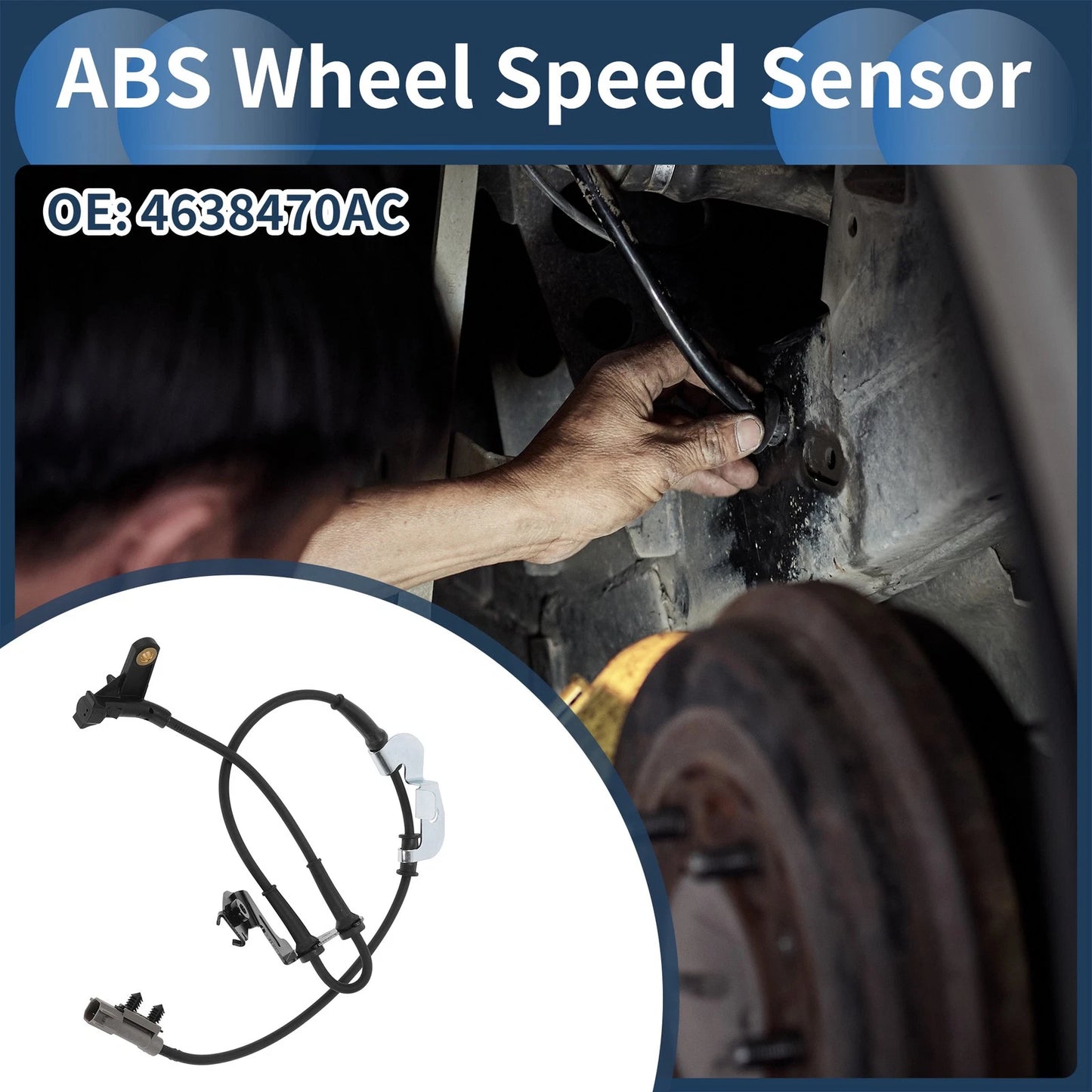 ABS Wheel Speed Sensor for Chrysler Town & Country Right