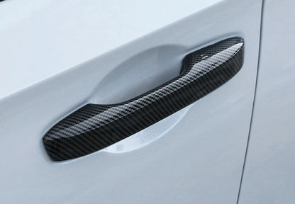 Carbon Fiber Look Side Door Handle Cover Trim for Honda Civic Sedan (2022-2023)