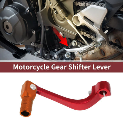 Folding Motorcycle Gear Shifter Lever for Honda CRF110F (2013-2018) Red Orange