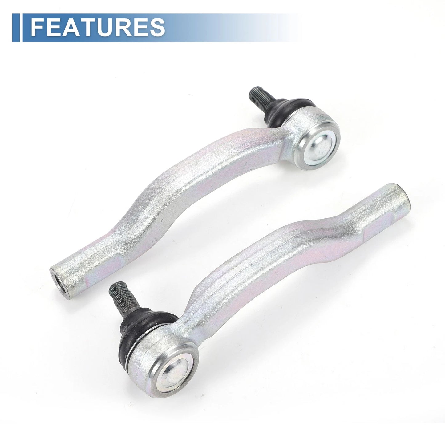 2 x Front Outer Tie Rod Ends for Toyota Corolla IM (2017-2018)