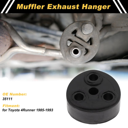 Muffler Exhaust Hanger Black 1 Pc for Toyota 4Runner (1985–1993)