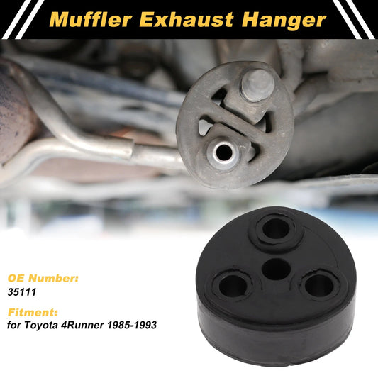Muffler Exhaust Hanger Black 1 Pc for Toyota 4Runner (1985–1993)