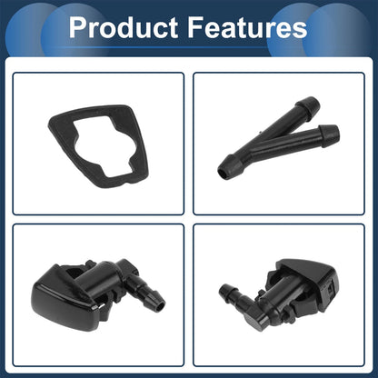 Windshield Washer Nozzle with Hose Connector for Chevrolet