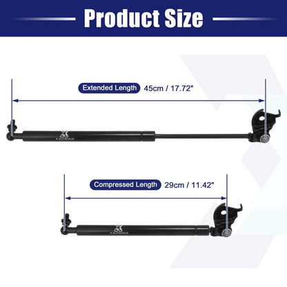 2 x Front Bonnet Gas Struts for Toyota 80 Series (1990-1997)