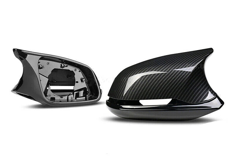 Side Mirror Cover Caps for BMW F20 F22 F30 X1 2012-2020 Carbon Fiber