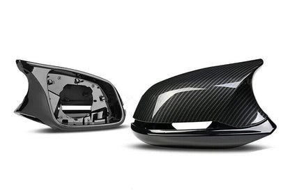 Side Mirror Cover Caps for BMW F20 F22 F30 X1 2012-2020 Carbon Fiber