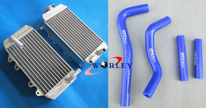 Aluminum Radiator + Black Silicone Hoses for Honda CRF150R (2007-2024)