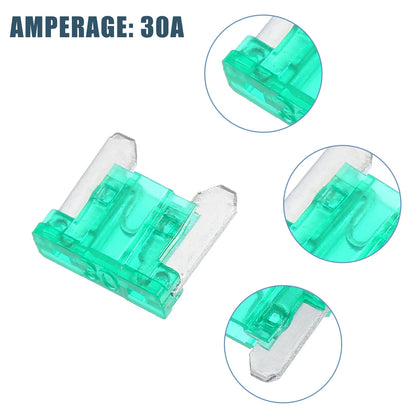 30 x Low Profile Mini Blade Style Fuses 30A for Automotive