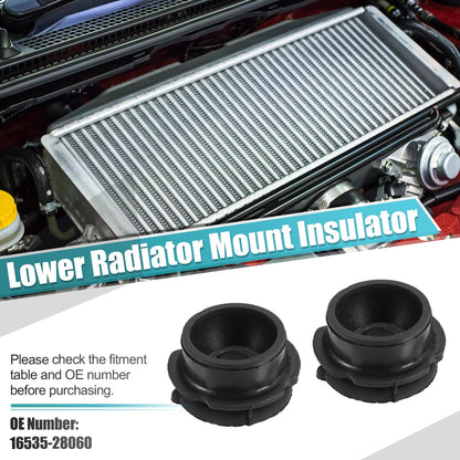 2 x Lower Radiator Mount Insulators for Toyota Avalon (2013-2018)