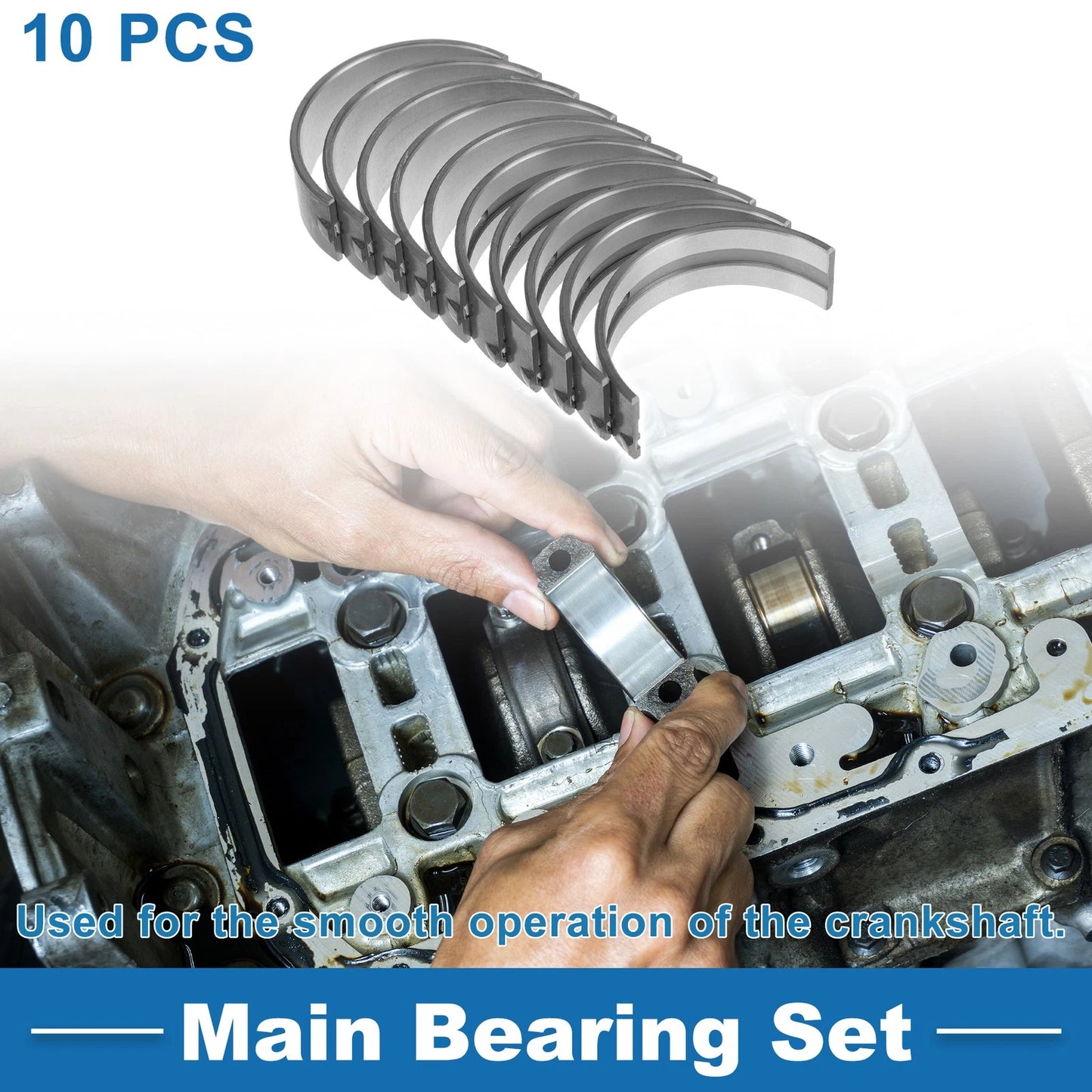 Main Bearing Set for Toyota Corolla (1998–2008)