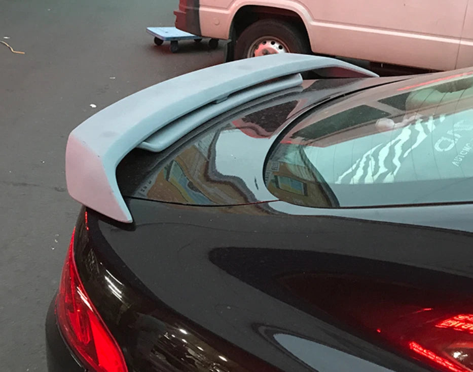 Unpainted Double Layer Rear Trunk Spoiler Wing for Jaguar XF (2012-2015)