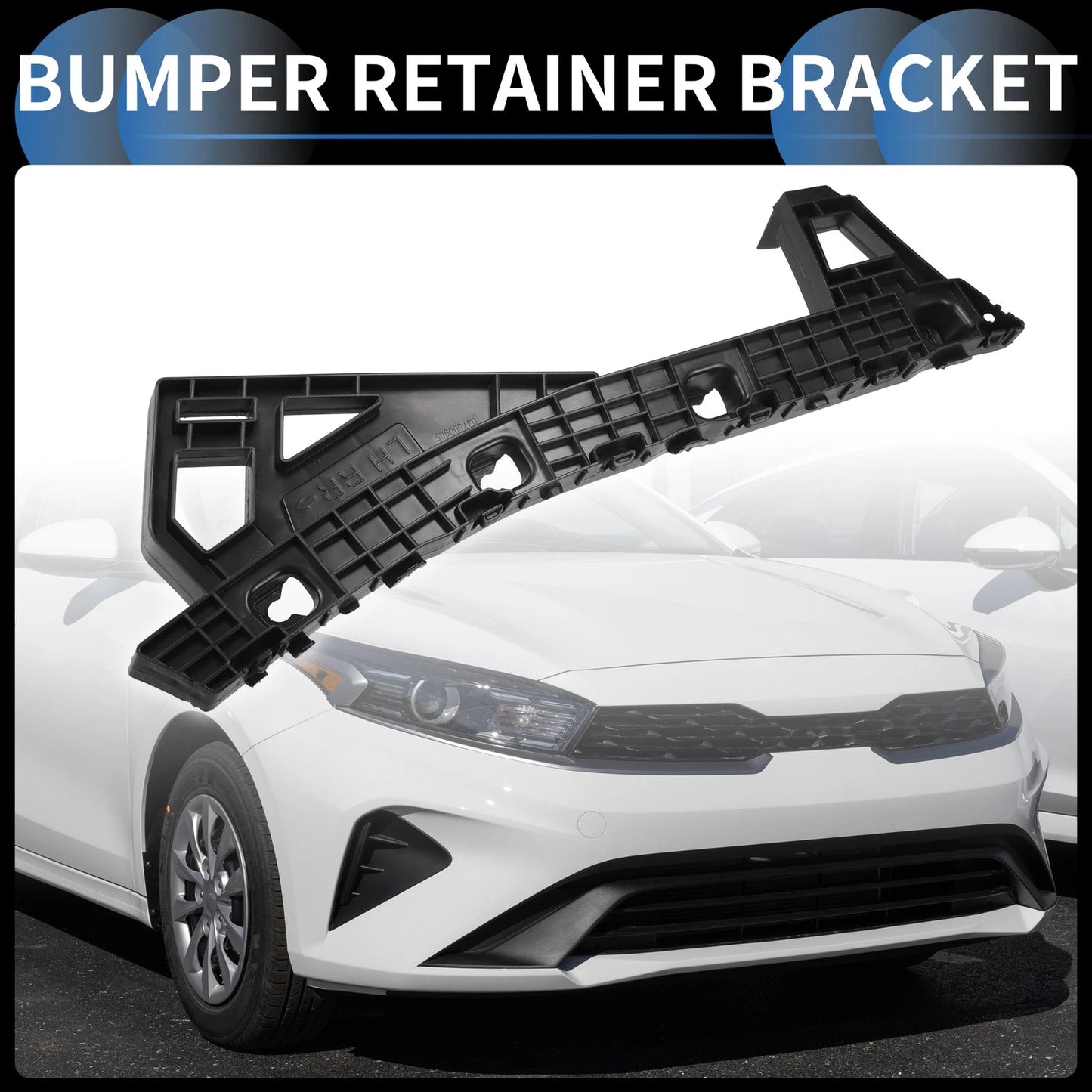 Left Rear Bumper Retainer Bracket for Kia Forte (2019-2021)