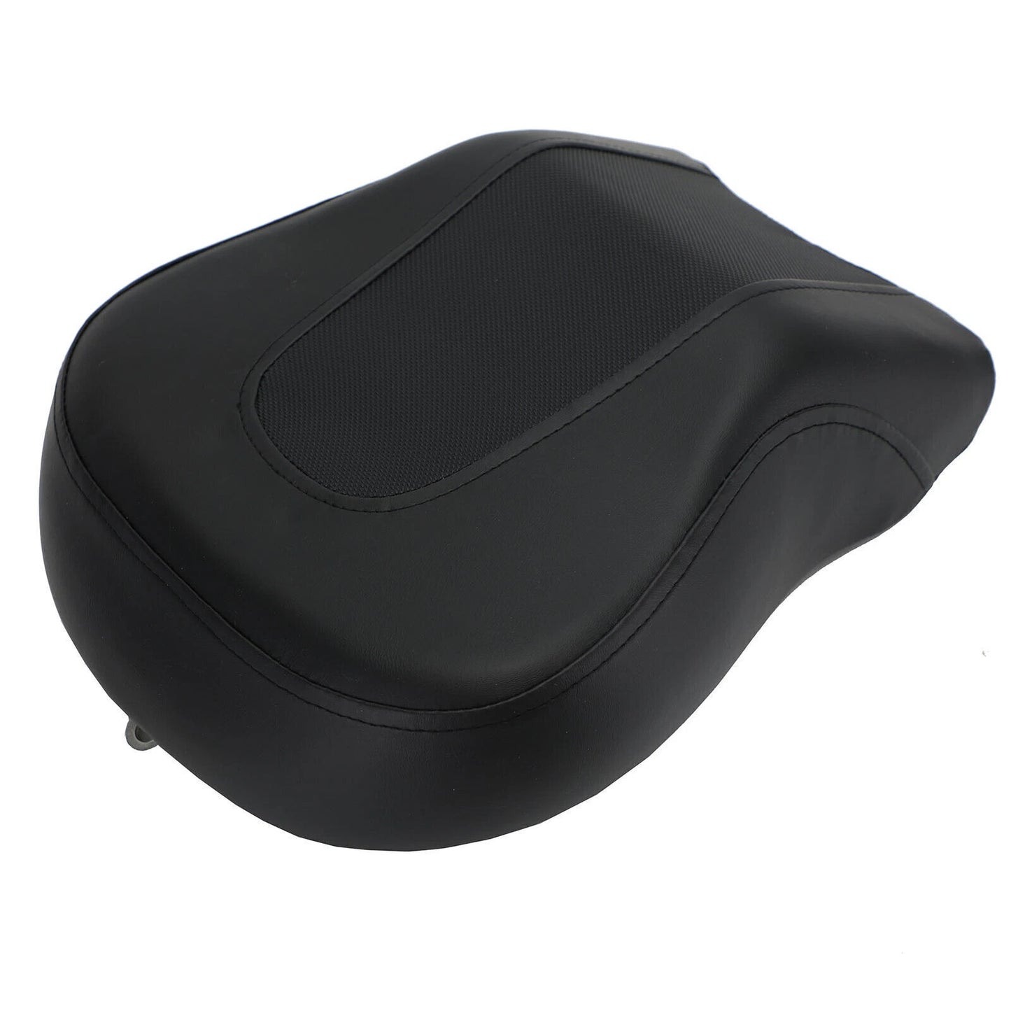 Pillion Seat Rear Bench Black for Harley FLSTF Fat Boy (2008-2014)