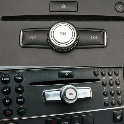 Volume Control Button Cover Bezel for Mercedes Benz C E W204 W212 GLK (2008-2016)