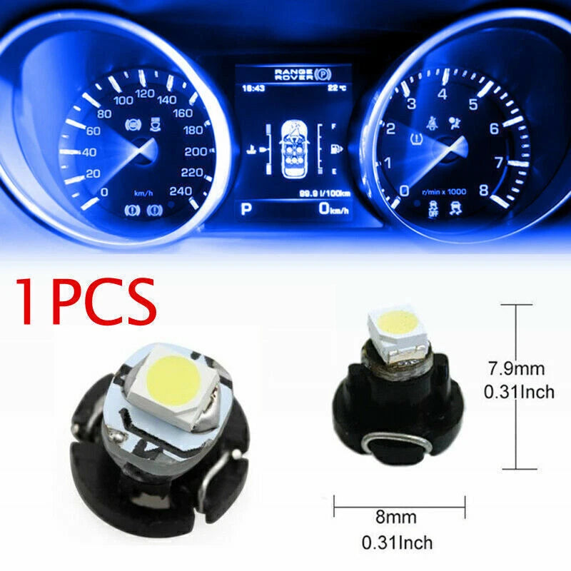 Blue T3 LED Bulb Light for Car Panel Instrument Dashboard Gauge Cluster