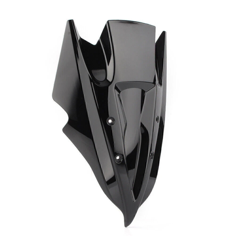 Double Bubble Windshield for Kawasaki Z250 Z300 (2013-2017) Black