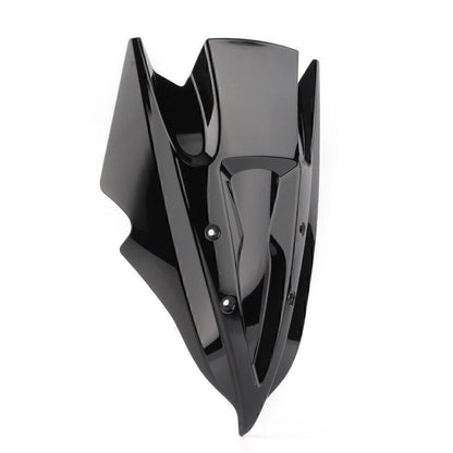 Double Bubble Windshield for Kawasaki Z250 Z300 (2013-2017) Black