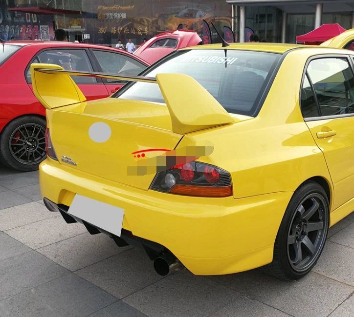 Rear High Wing Trunk Spoiler for Mitsubishi Lancer Evolution 2003-2007 Unpainted