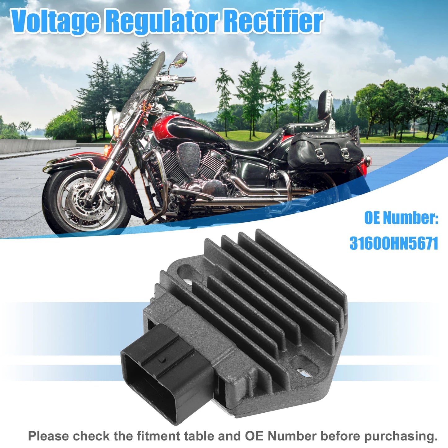 Voltage Regulator Rectifier for Honda CBF250 (2004-2006)