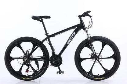 26" 21 Speed Mountain Bike for WESTAN - Aluminum Frame, Shimano, 6 Spoke Wheels