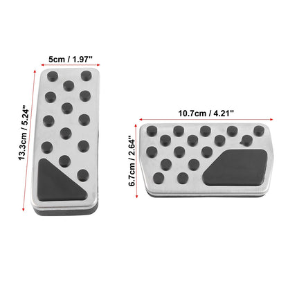 Non-Slip Accelerator Brake Pedal Pad Cover Kit for Jeep Grand Cherokee (2011-2018)