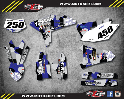 Custom Graphic Kit NITRO STYLE for Yamaha WR 450 F (2012-2015)