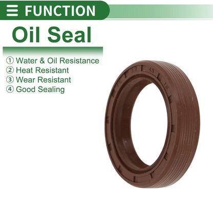 Oil Seal / 32x45x10mm 5 x / FKM Rubber High Pressure Brown / for Make Model