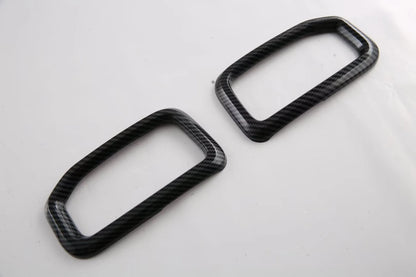 ABS Front Side Vent Air Outlet Lid Carbon Fiber Cover Trim for Ford Ranger (2023)