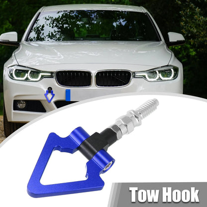 Screw-On Tow Hook Triangle Ring for BMW 3 5 7 Series Z3 Z4 (No Year) - Blue