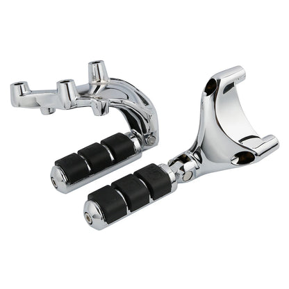 Chrome Passenger Footpeg Mount Bracket for Harley Sportster (2014-2022)