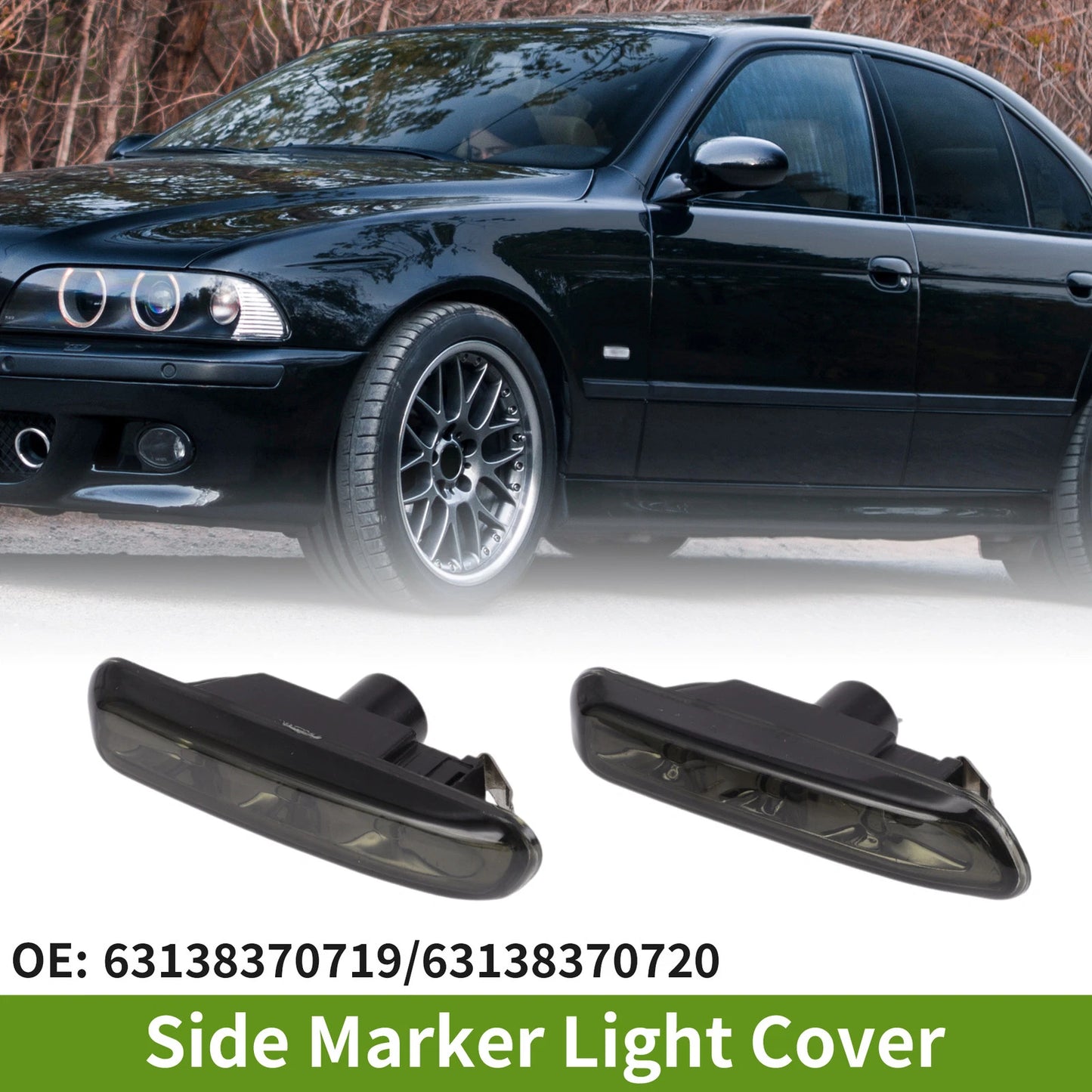 Side Marker Light Covers for BMW E46 (1999-2001)