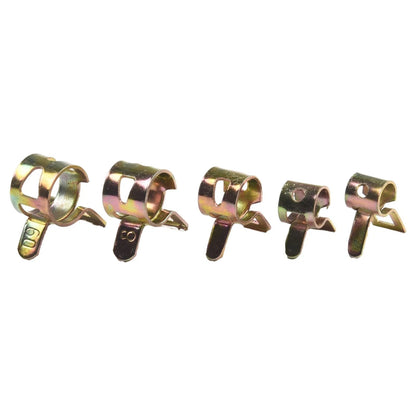 50X Stainless Steel Spring Clips Fuel Oil Water Hose Tube Clamp Fastener UK