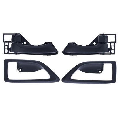 Door Handle Inner+Trim 4x Black Front Left+Right for Isuzu N-Series (2009–2024)