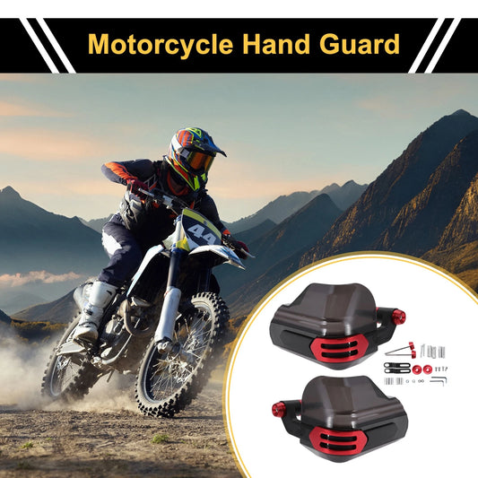 Set / 1 / Universal Hand Guard Knuckle Protector Red for Motorcycle