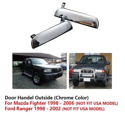 Door Handle Outside Chrome for MAZDA FIGHTER, FORD RANGER (1998-2006)