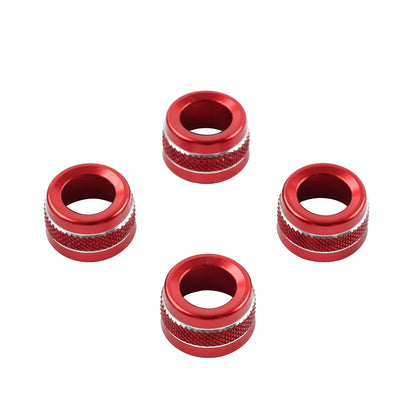 Red Center Air Conditioner Vent Ring Cover for Ford Bronco Sport (2021-2024)