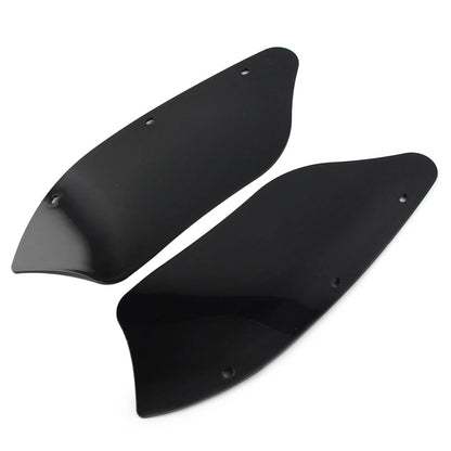 Black Air Batwing Fairing Wind Deflectors for Harley Dyna, Heritage, Softail