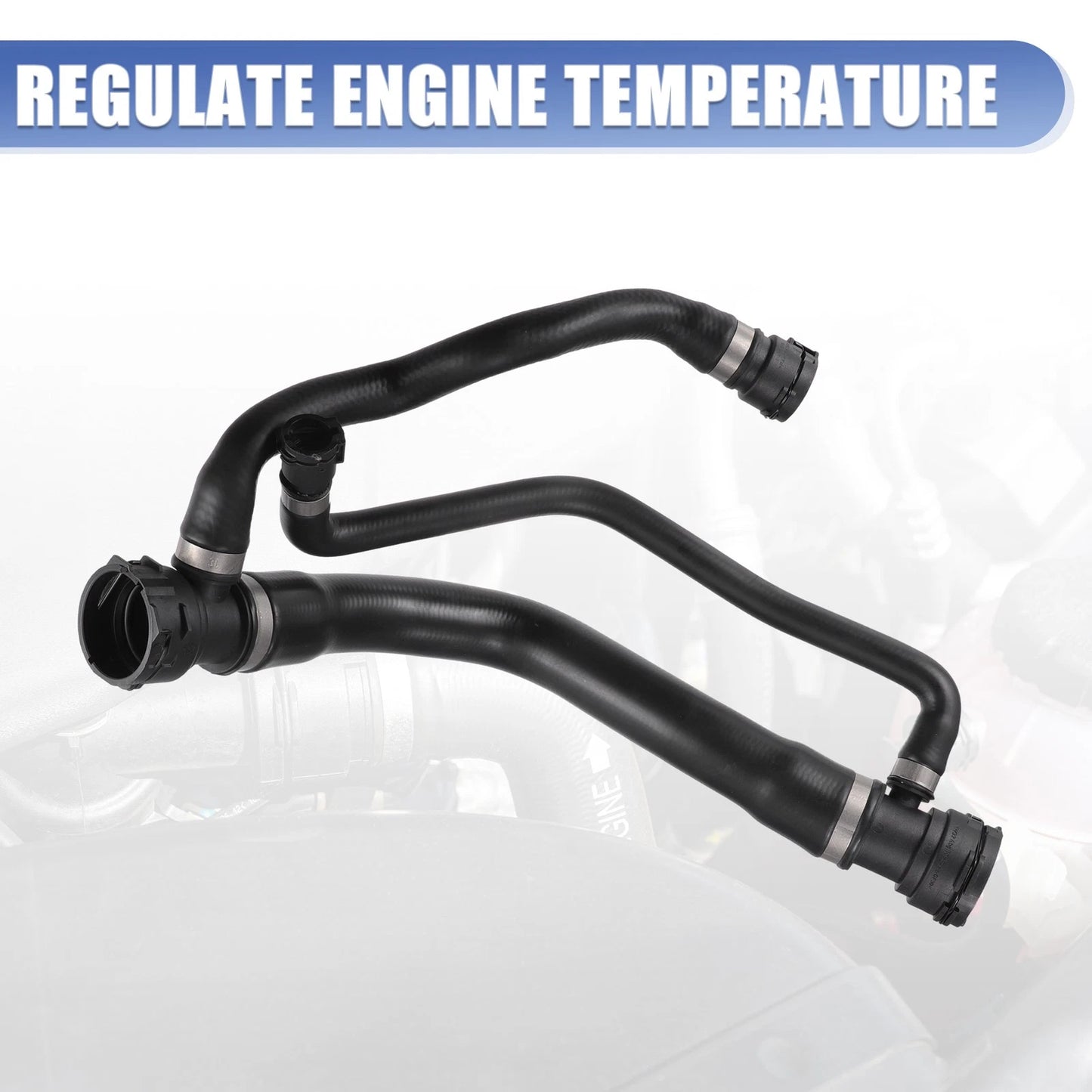 Heater Hose Radiator Expansion Tank Pipe for BMW 750i 750Li 4.8L (2006-2008)