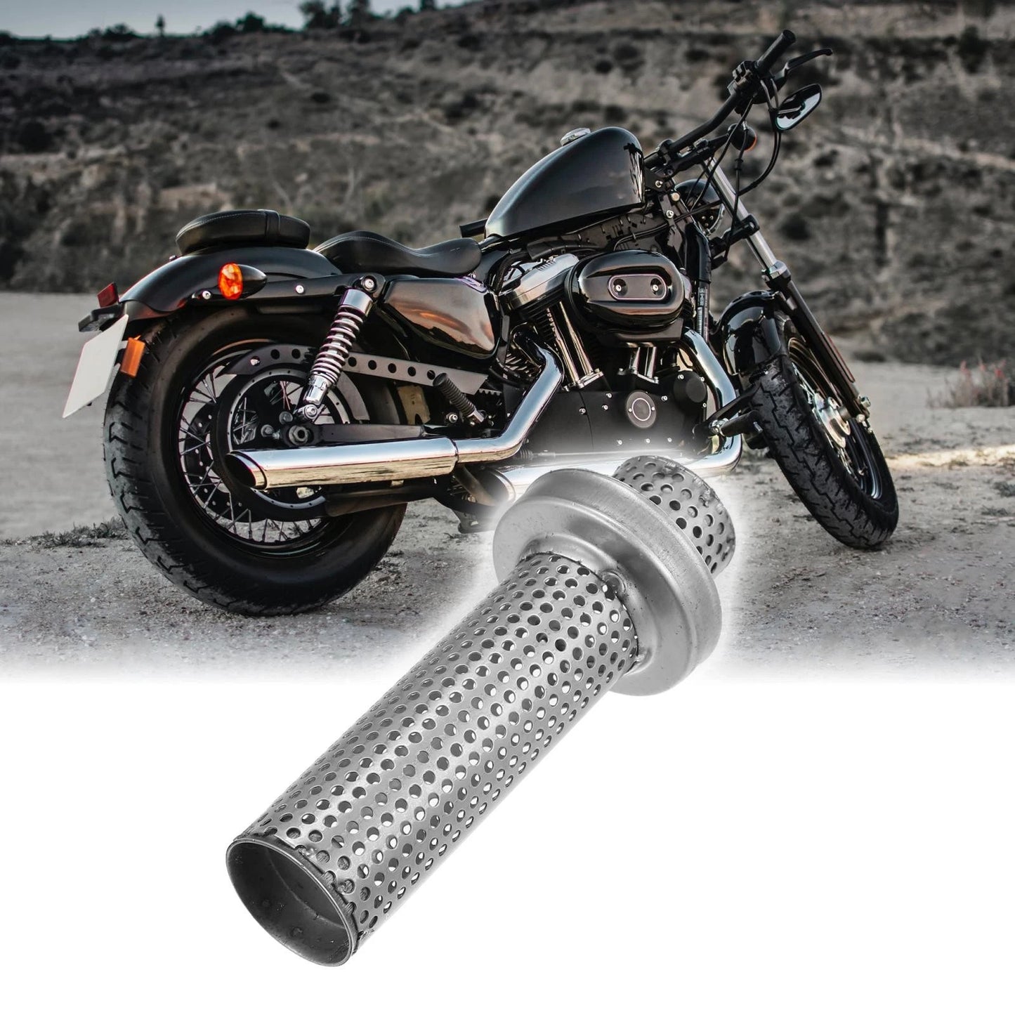 150mmx60mm Exhaust Silencer Muffler Pipe Baffle for Motorcycle