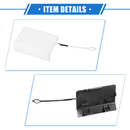 Tow Hook Eye Hole Cover for Mercedes-Benz E-Class (2017-2023) - White Cap