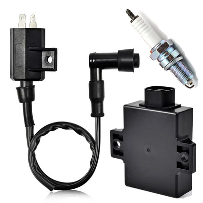 Ignition Coil Spark Plug CDI Kit for Kawasaki KLF220 1996-2002 Bayou 220