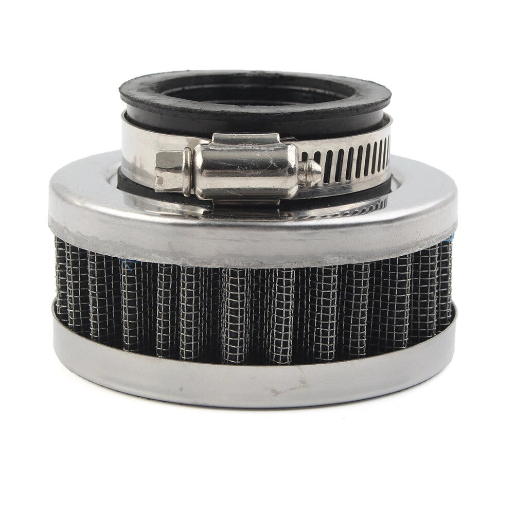 35mm Air Intake Filter Cleaner for Motorcycle - Stainless Steel Mesh
