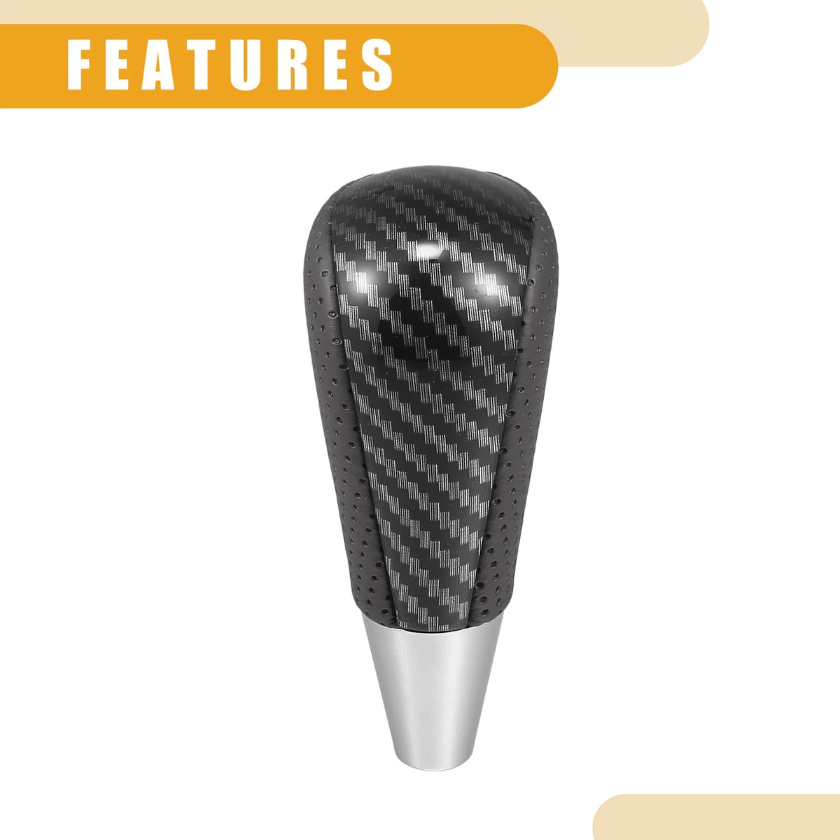 Gear Shift Knob for Toyota Yaris 2004-2018 - Inner Shifter Knob, Gray