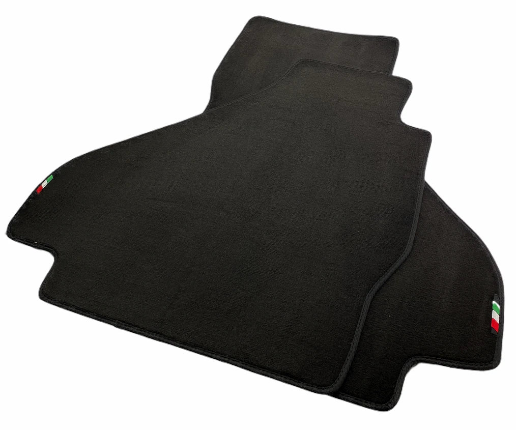 Floor Mats for Ferrari 512 TR 1992-1994 Black Tailored Carpets & Emblem